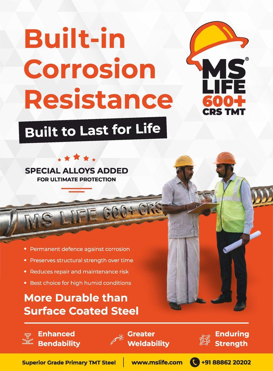 MS Life built-in corrosion resistance flyer