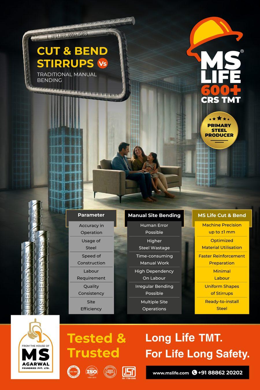 MS Life cut and bend stirrups comparison poster