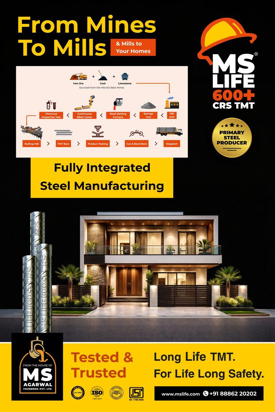 MS Life mines to mills point-of-sale poster